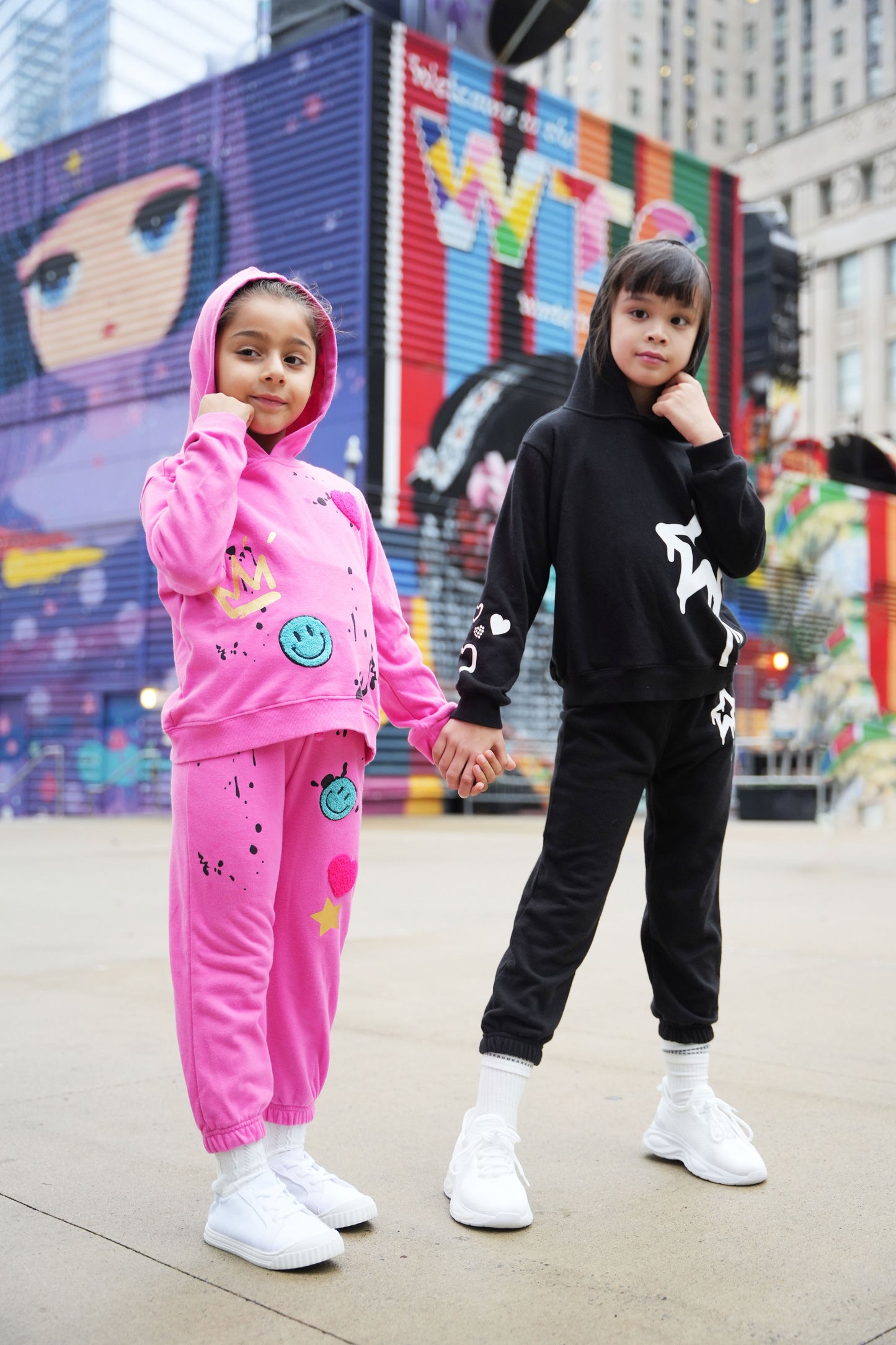 Painted Star Kids' Hoodie Jogger Set