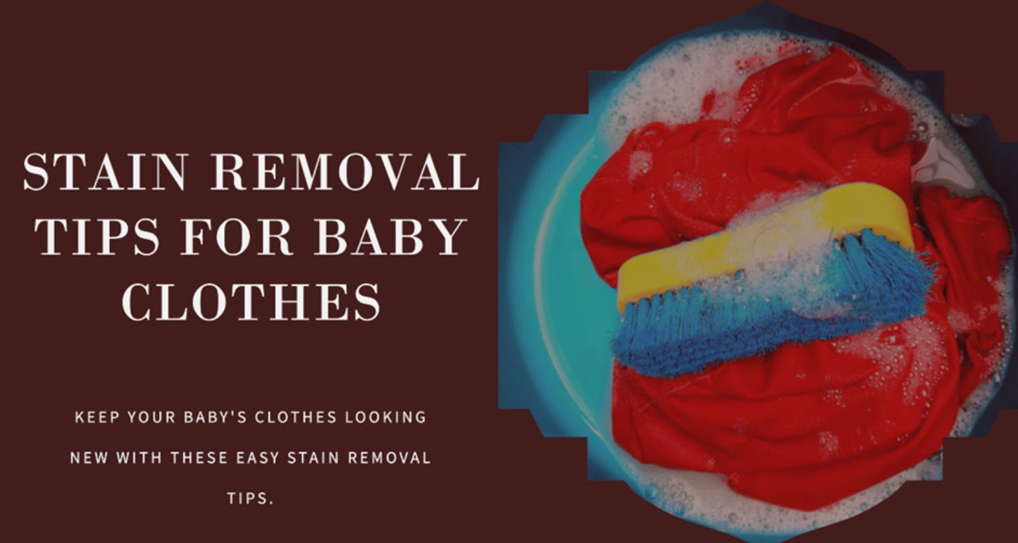 Stain-Busting 101: A Parent's Guide to Spotless Baby Clothes