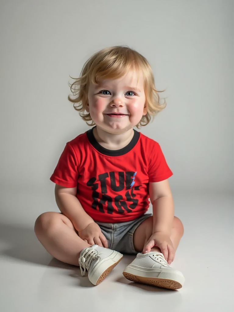 Funky Boys Red Dad Graphic Tee