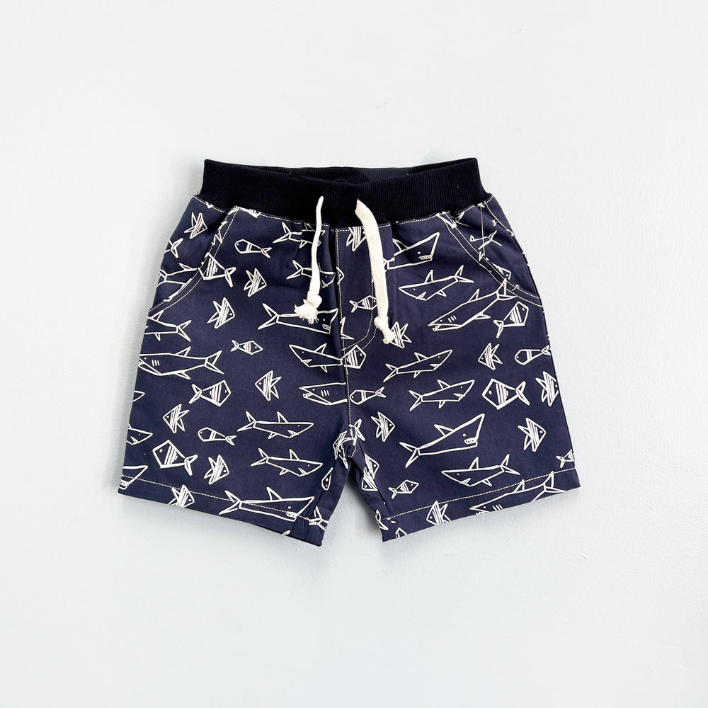 Boy Fish Print Shorts
