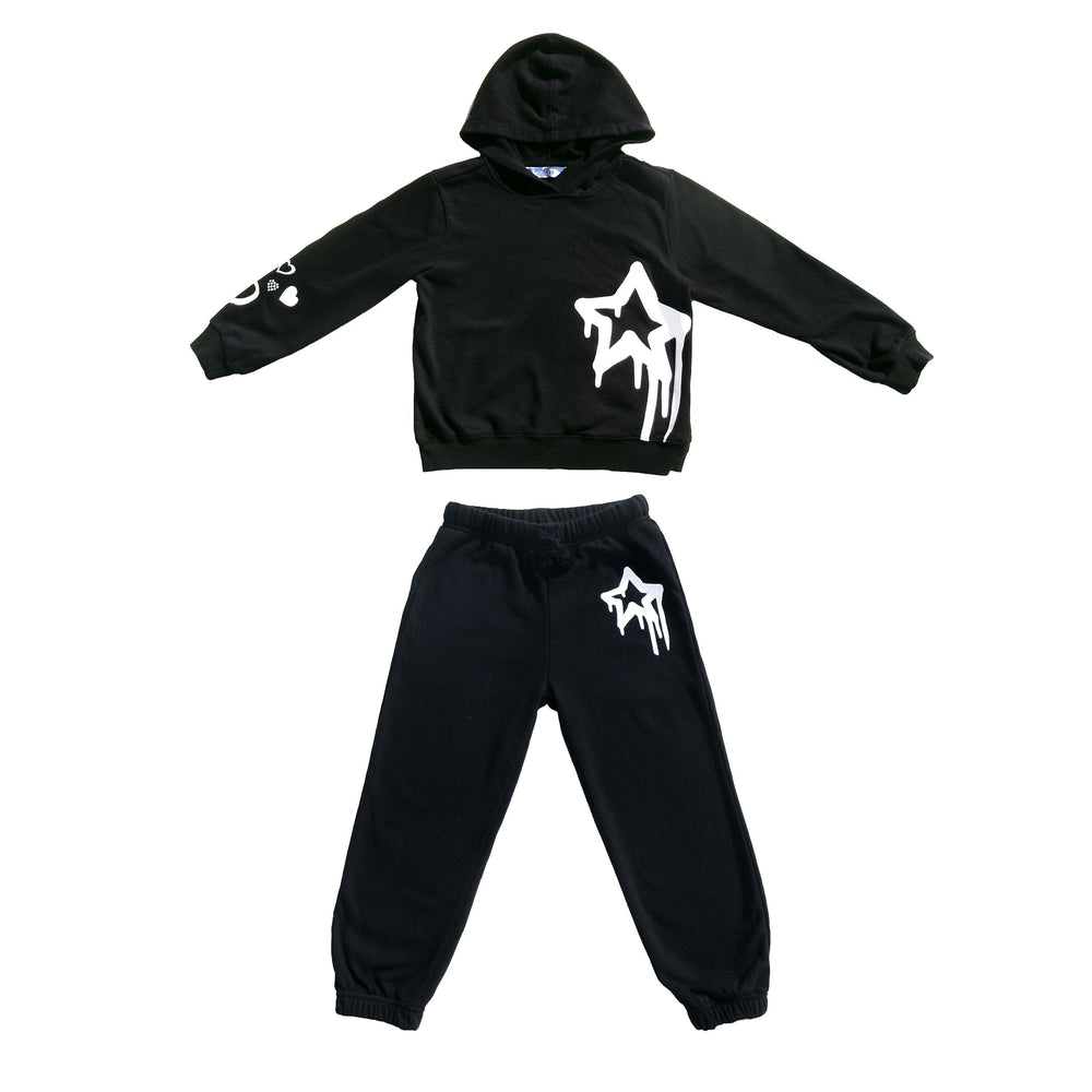 Painted Star Kids' Hoodie Jogger Set