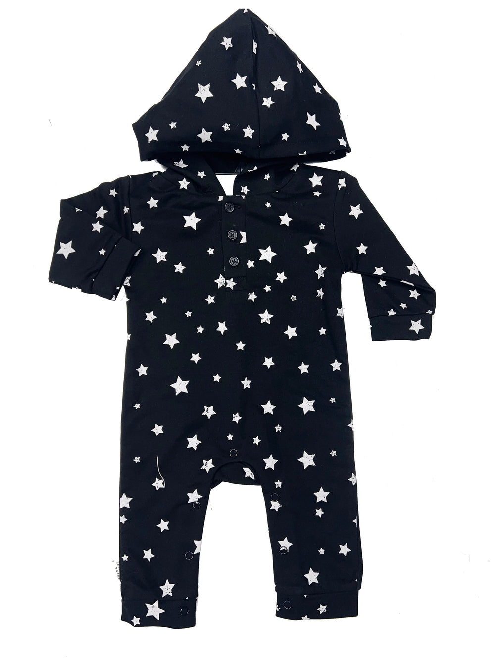Star Printed Hooded Coverall