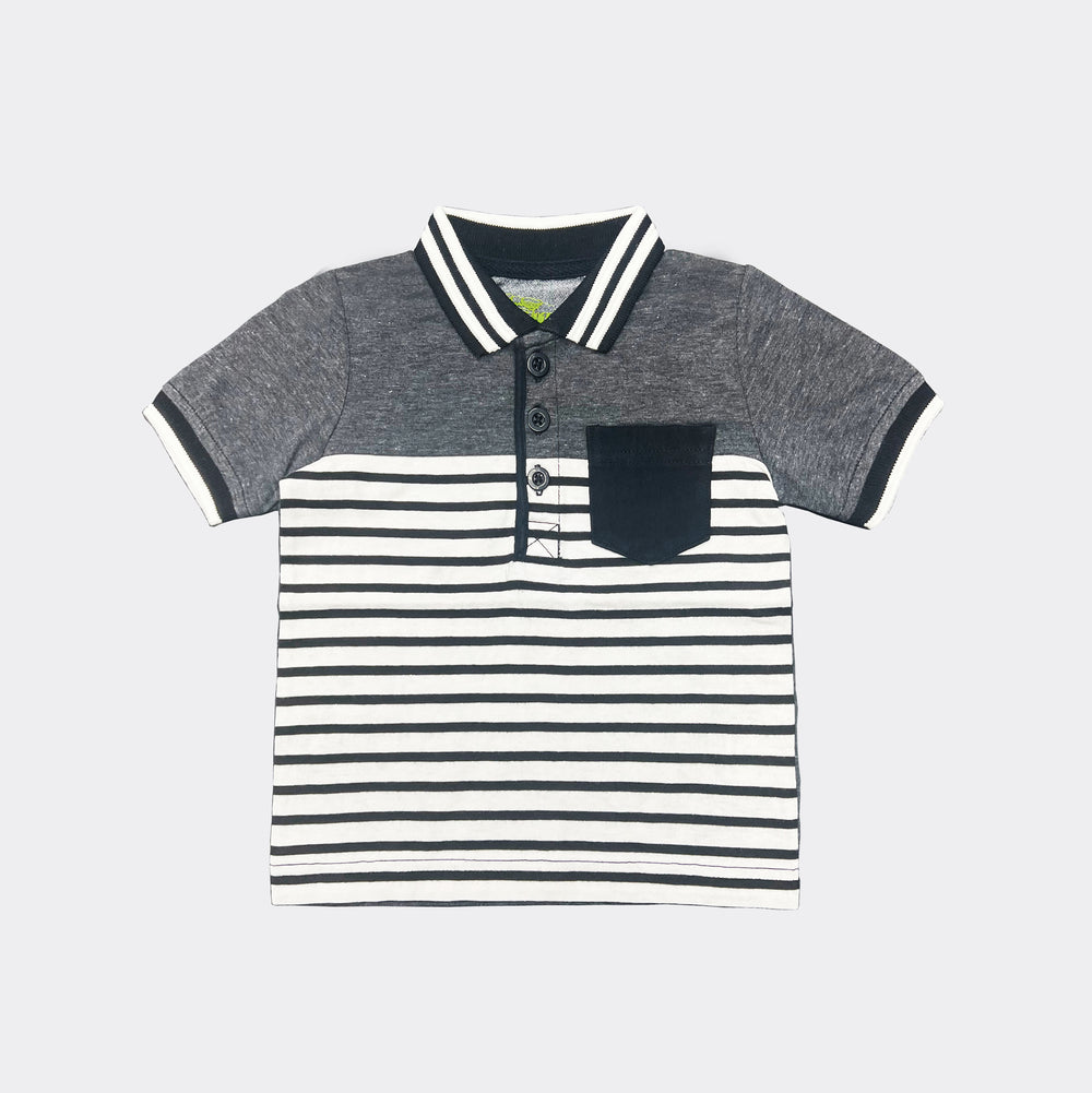 Colorblocked Jersey Polo
