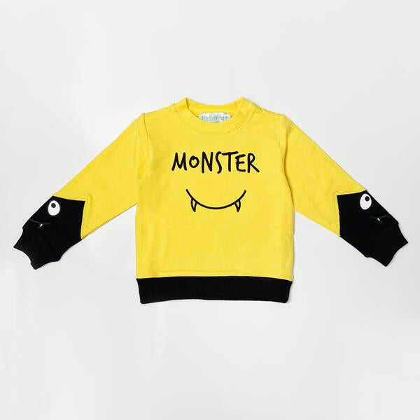 Monster Crew Neck Sweater Shirt